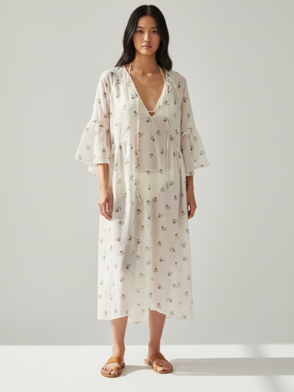 Marni Silk Blend Printed Midi Dress